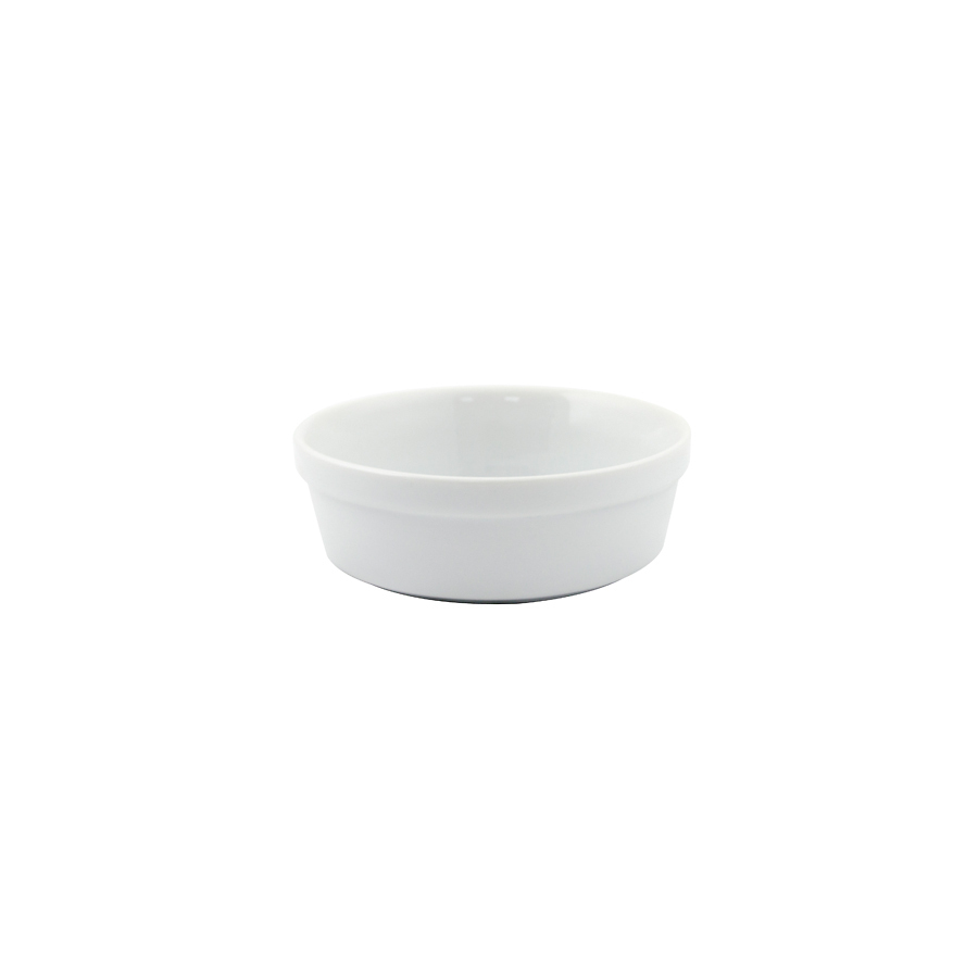 Superwhite Round Pie Bowl - Dia 13.5X4.5cmH