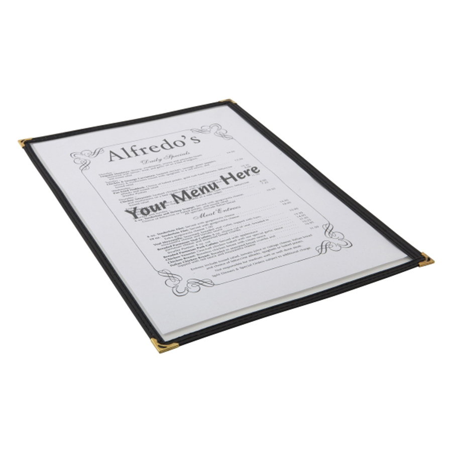 American Style Clear Menu Holder 1 Page