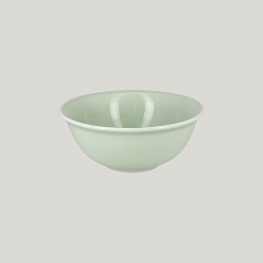 Rak Vintage Vitrified Porcelain Green Round Rice Bowl 16cm 58cl