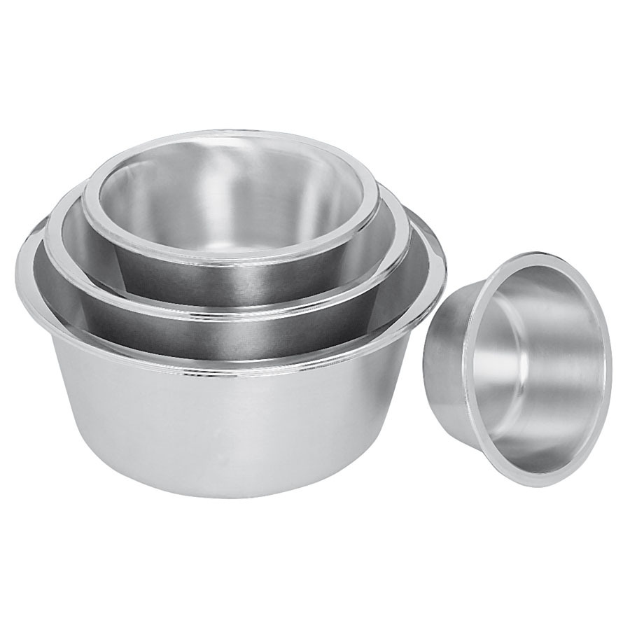 Mixing Bowl Flat Bottomed Stainless Steel 5ltr 25cm