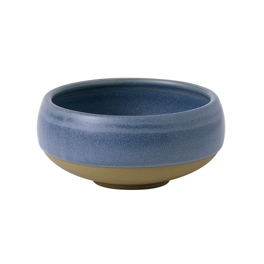 Churchil Emerge Vitrified Porcelain Oslo Blue Round Deep Bowl 12x5.9cm 45.4cl 16oz