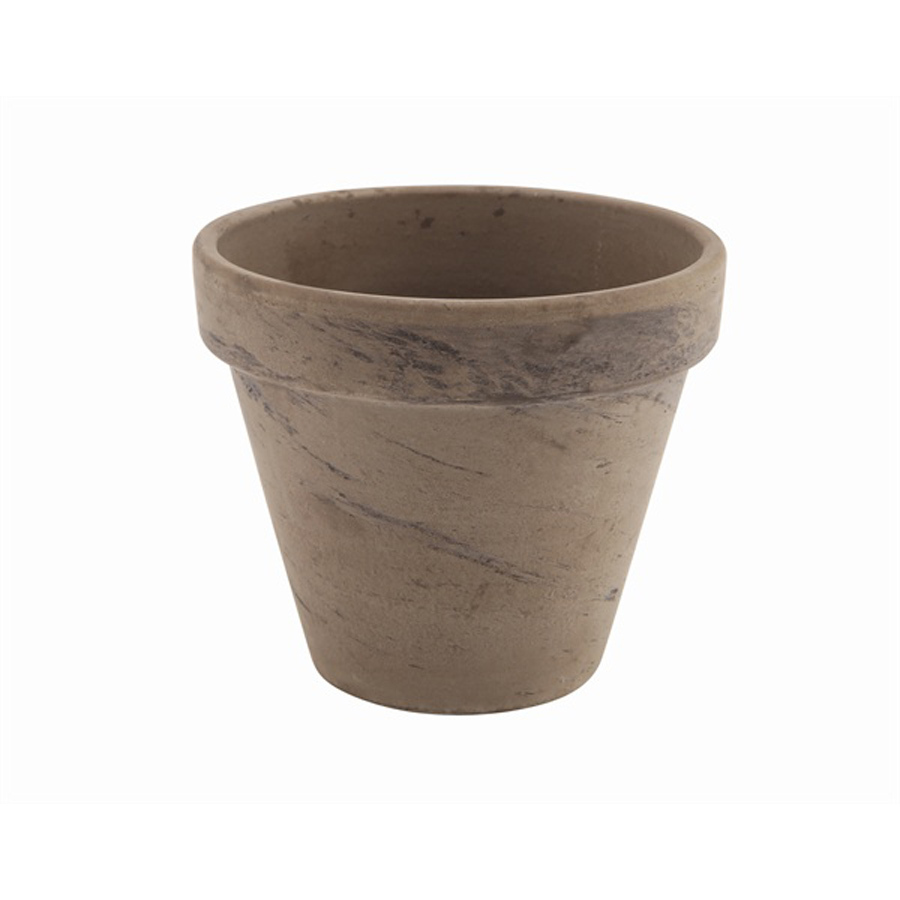 Genware Terracotta Pot Basalt 11.2 x 9.7cm