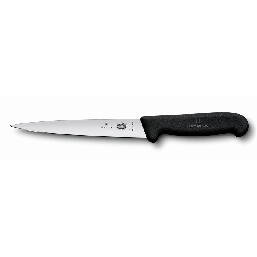 Victorinox Filleting Knife, Black Handle 15cm