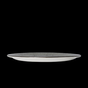 Steelite Urban Vitrified Porcelain Smoke Grey Round Coupe Plate 25.25cm