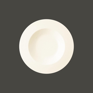 Rak Ivoris Finedine Vitrified Porcelain White Round Deep Plate 31cm