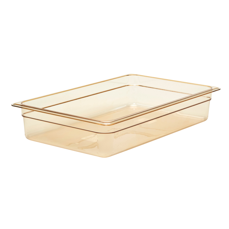 Cambro Gastronorm Container High Heat 1/1 Amber Polycarbonate 325x100mm