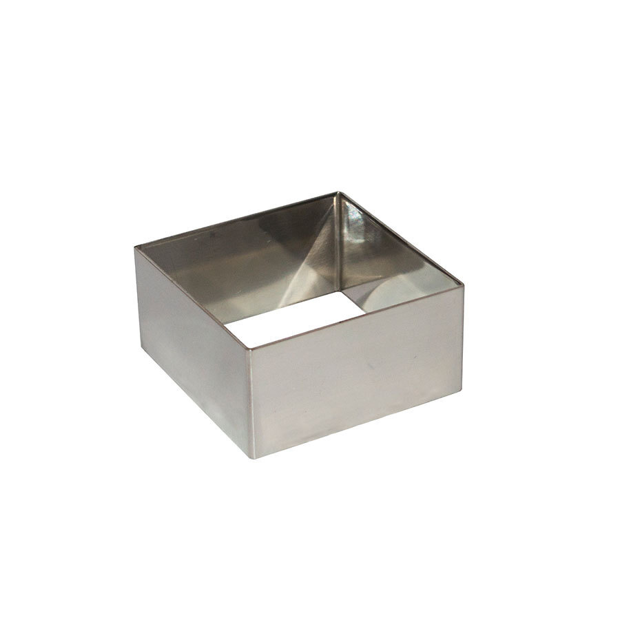 Matfer Bourgeat Square Cake Mould Stainless Steel 5.6x5.6x3cm