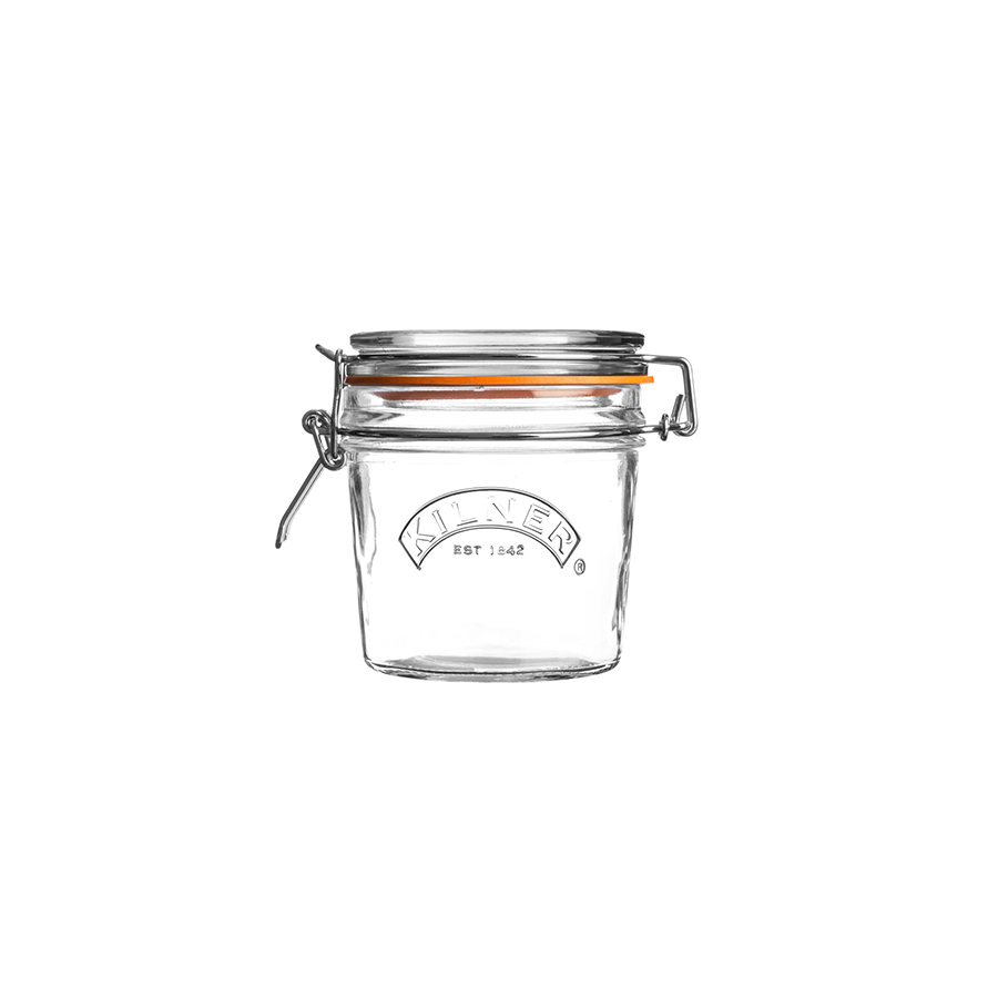 Kilner Clip Top Round Jar 0.35ltr Clear Glass 12.5x10.5x10.5cm
