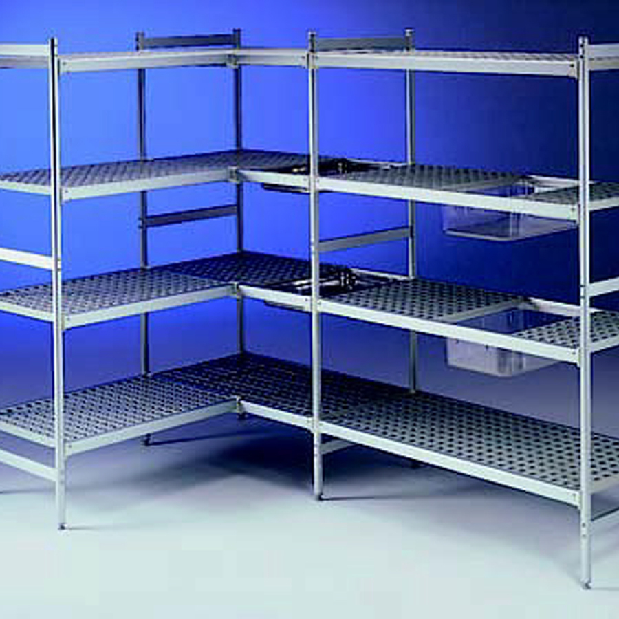 Polymer Shelves 4 Tier 772mm x 373mm