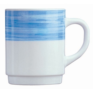 Arcoroc Brush Opal Blue Mug 25cl 8.8oz