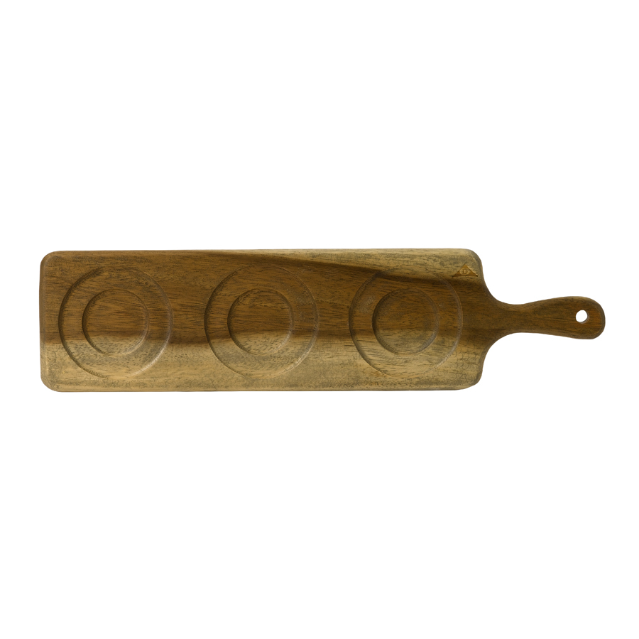 Dudson Acacia Wood Medium Rectangular Handled Board 46.9cm