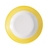 Arcoroc Brush Opal Yellow Round Soup Plate 22.5cm 8.9 Inch