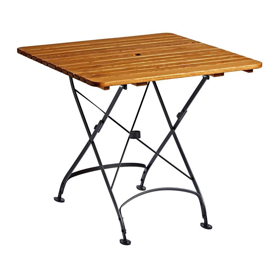 ZAP ARCH Folding Table - Wrought Iron - 80cm x 80cm