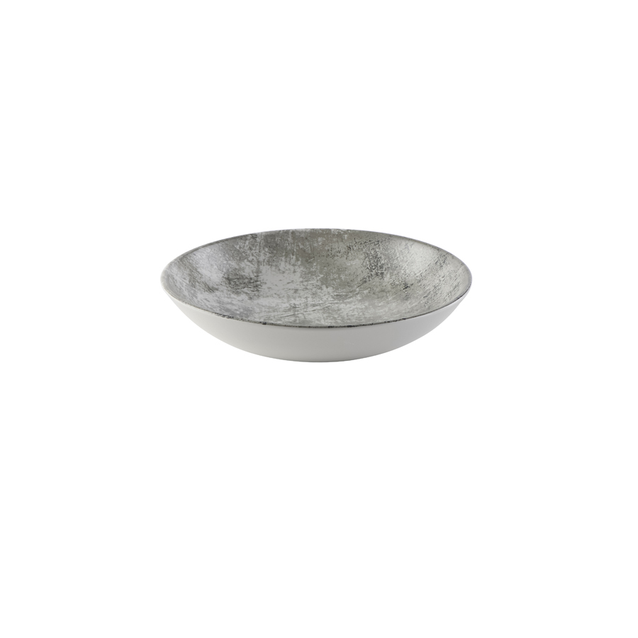 Dudson Urban Vitrified Porcelain Steel Grey Round Coupe Bowl 24.8cm 113.6cl 40oz