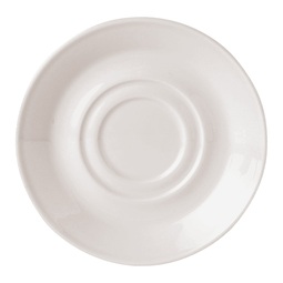 Superwhite Porcelain Round Saucer 15cm For Teacups BH561 & BH562