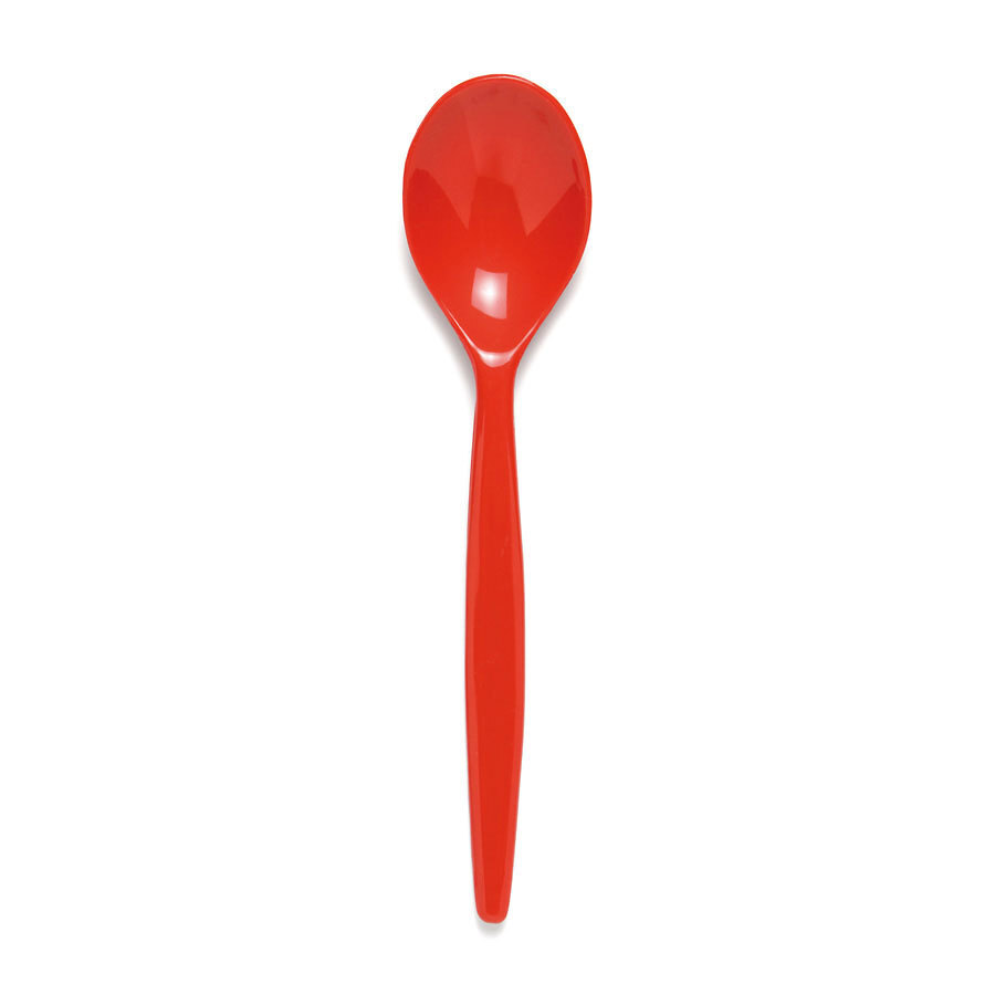 Harfield Polycarbonate Dessert Spoon Standard Red 20cm
