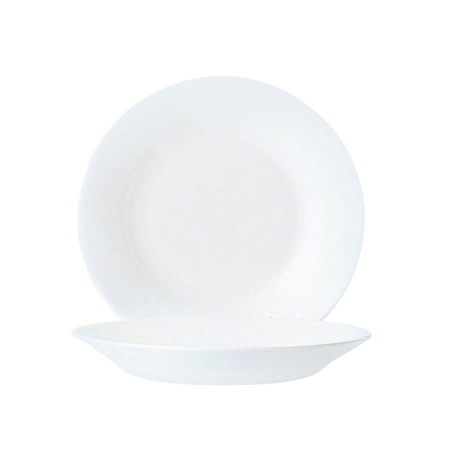 Arcoroc Restaurant Opal White Round Soup Plate 23cm