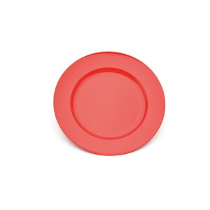 Harfield Polycarbonate Red Round Wide Rim Dessert Plate 21.5cm