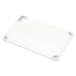 San Jamar Saf-T-Grip® Cutting Board 6 x 9in White