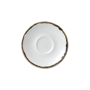 Dudson Harvest Vitrified Porcelain Natural Round Cappucino Saucer 15.6cm
