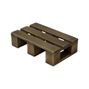 Distressed Wood Mini Pallet 1/4Gastronorm