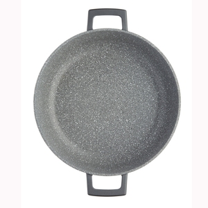 MasterClass Black Cast Aluminium Round Casserole Dish With Lid 4 Litre