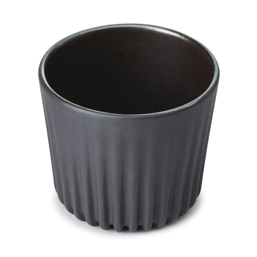 Revol Pekoe Ceramic Dark Metal Round Cup 6x5cm 8cl