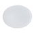 Astera Style Vitrified Porcelain White Oval Coupe Plate 33cm