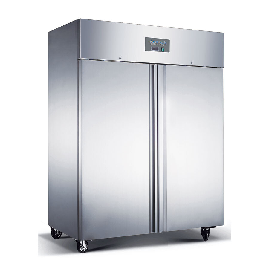 Arctica Medium Duty Gastronorm Refrigerator - 1200Ltr - 2 Door - Stainless Steel