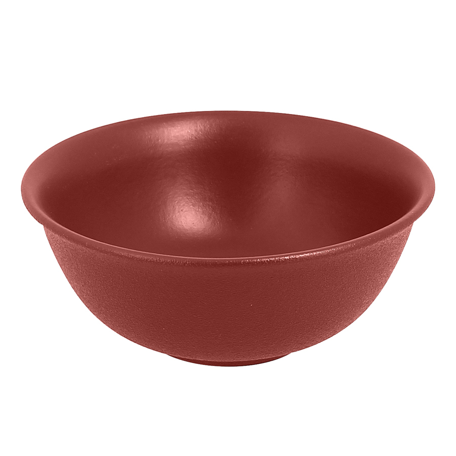 Rak Neofusion Vitrified Porcelain Red Round Rice Bowl 16x6.5cm 58cl