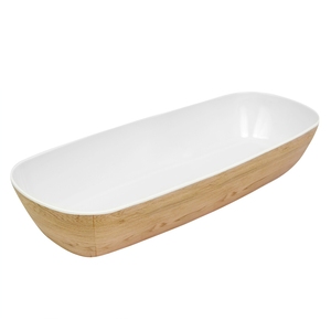 Tura 2/4 Gastronorm Wood Effect Bowl 3.5Ltr