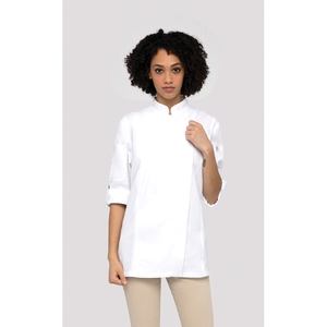 Chef Works Hartford Ladies White Long Sleeve Chef Jacket