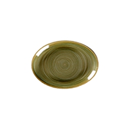 Rak Spot Vitrified Porcelain Emerald Oval Platter 21cm