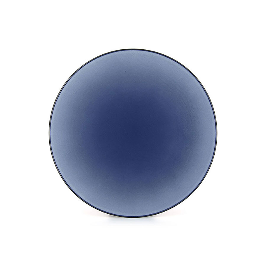 Revol Equinoxe Porcelain Cirrus Blue Round Dinner Plate 26cm