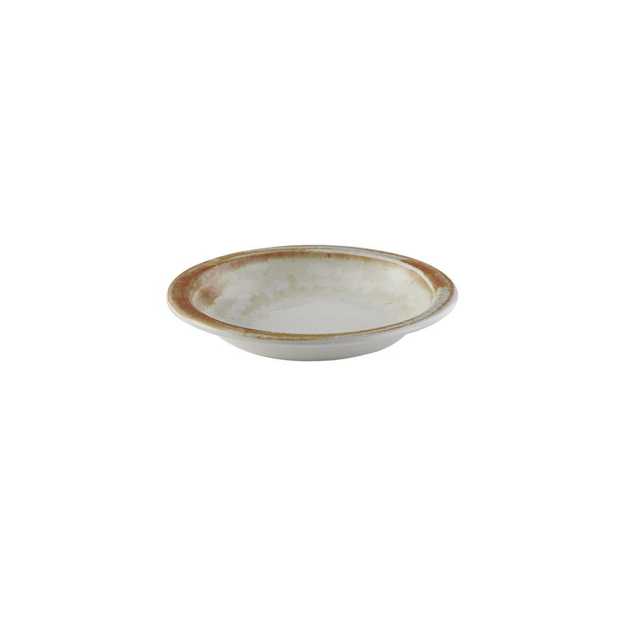 Dudson Finca Vitrified Porcelain Sandstone Round Narrow Rim Bowl 21cm
