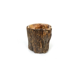 Front of the House Root Natural Wood Reversible Round Riser 10.25 Inches High