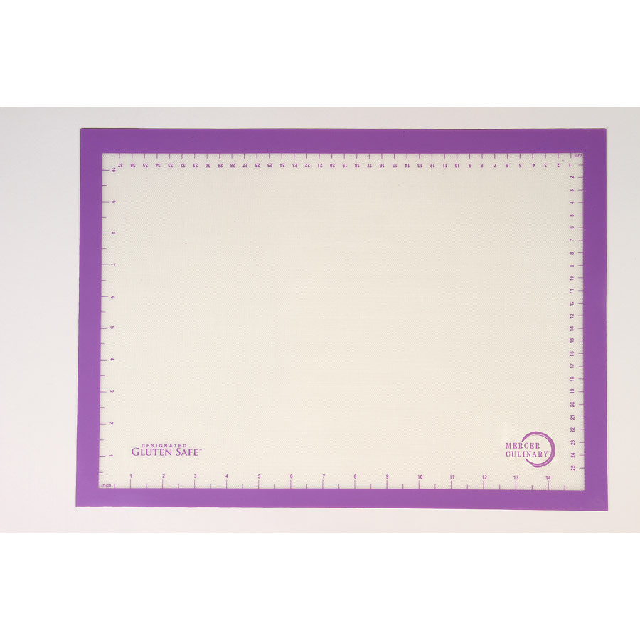 Mercer Silicone Bake Mat Purple Border 11.8x16.5in