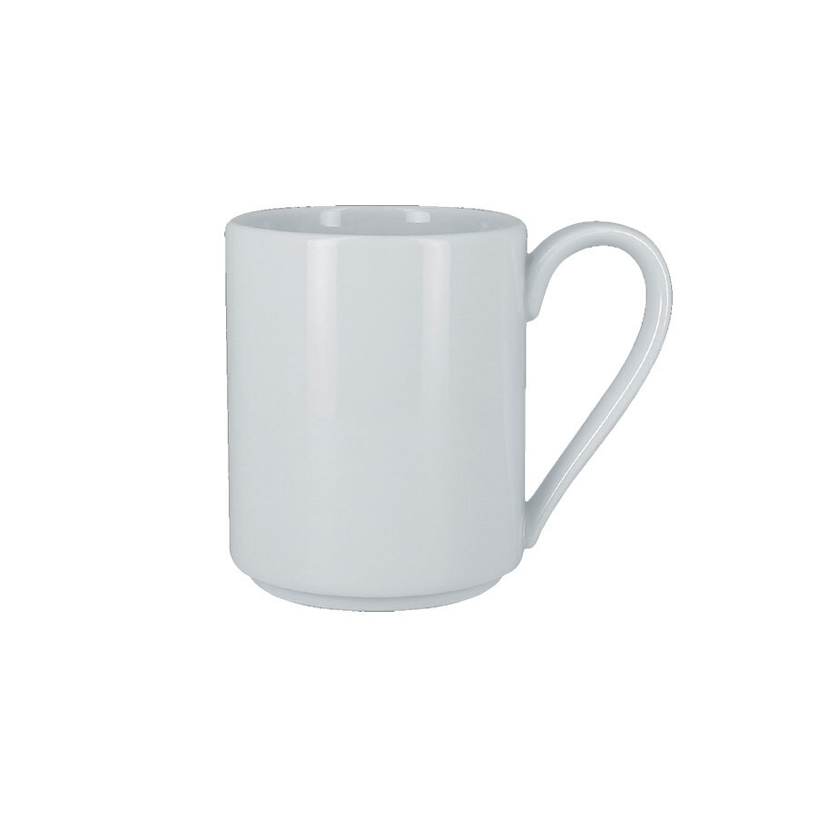 Rak Access Vitrified Porcelain White Stacking Mug 36cl