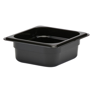 Cambro Gastronorm Container 1/6 Black Polycarbonate 162x65mm