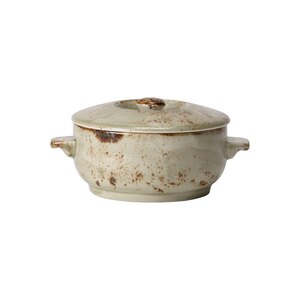 Steelite Craft Vitrified Porcelain Green Round Soup Bowl / Casserole Base