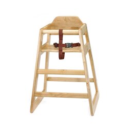 High Chair Self Assembly Natural 20x19x26.75 inch