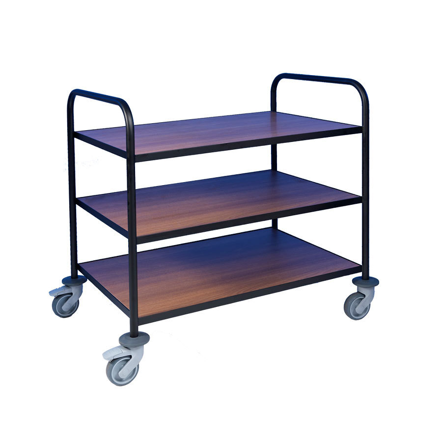 Trolley with Laminate Shelves - 3 Tier