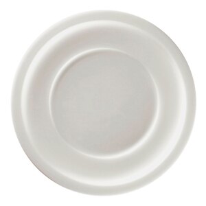 Rak Ease Vitrified Porcelain Dual Grey Round Flat Plate With Rim 16cm