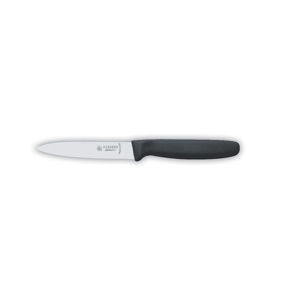 Giesser Professional Veg/Paring Knife 4in Stainless Steel Black
