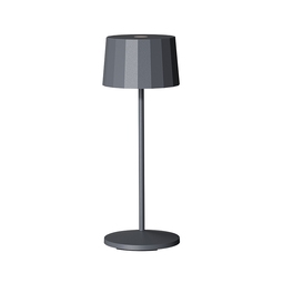 Lampa Octa Grey LED Rechargeable Table Light 11x30cm