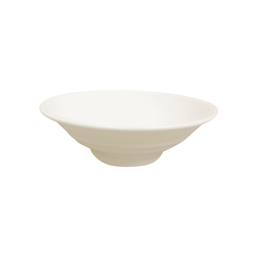 Rak Banquet Vitrified Porcelain White Round Small Mezza Bowl 13cm