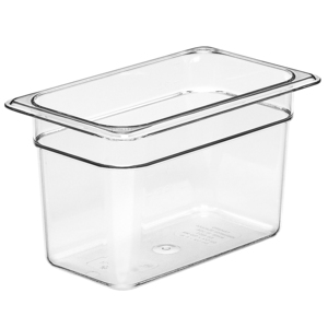 Cambro Gastronorm Container 1/4 Clear Polycarbonate 162x150mm