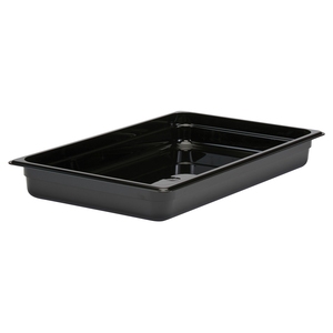 Cambro Gastronorm Container 1/1 Black Polycarbonate 325x65mm