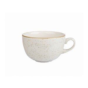 Churchill Stonecast Vitrified Porcelain Barley White Cappuccino Cup 46cl 16oz