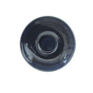 Churchill Monochrome Vitrified Porcelain Round Mist Blue Cappuccino Saucer 15.6cm